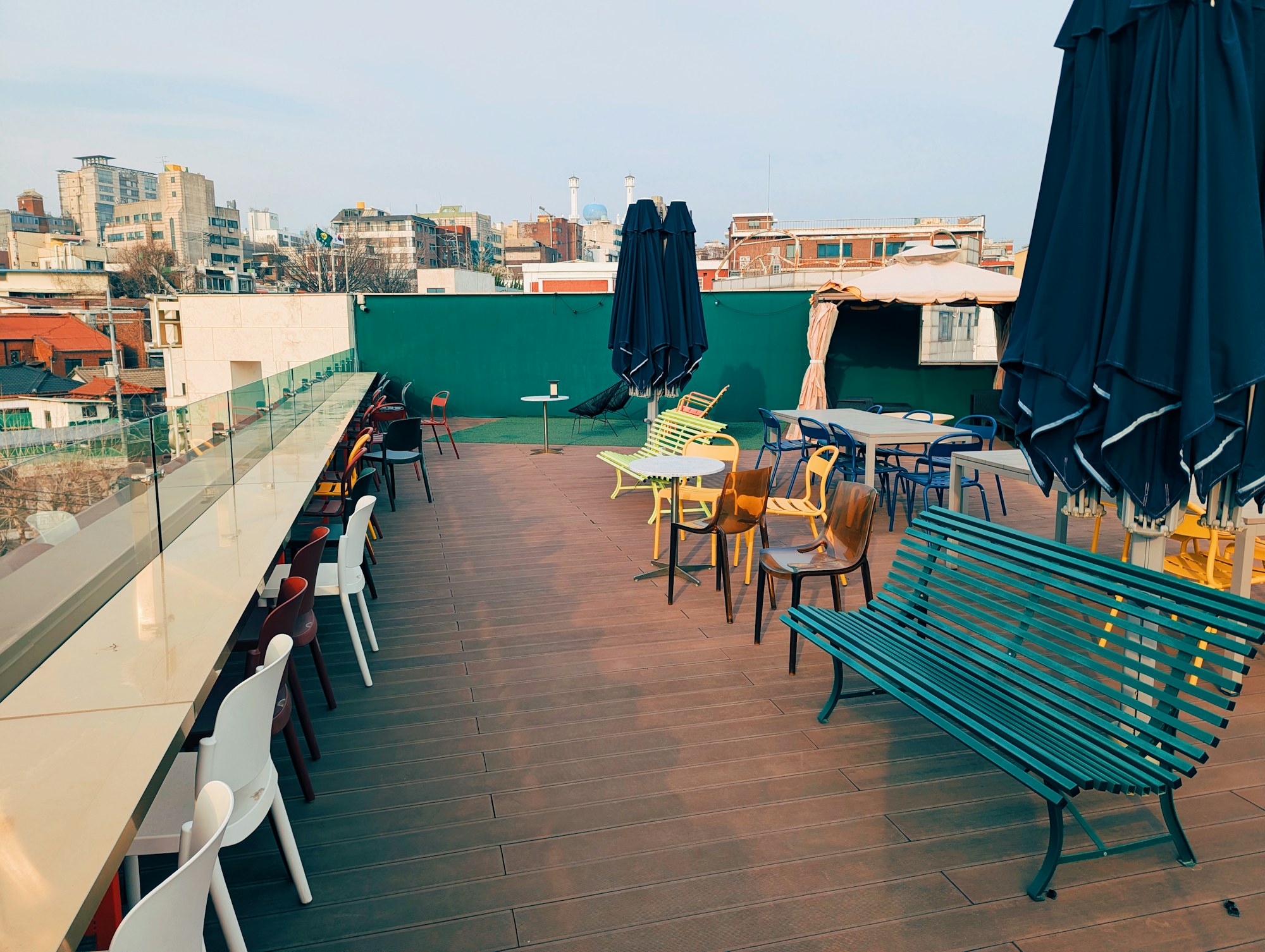 Hotel Albergaria Dias — Terraço panorâmico ao entardecer